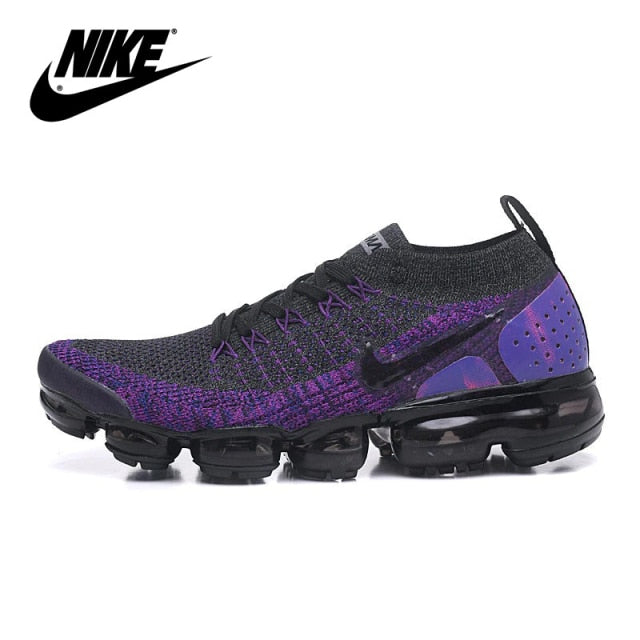 Special offer Vapormax Flyknit 2.0 men's and women's mesh laces breathable comfortable lightweight jogging sneakers EUR36-45 - Virtual Blue Store