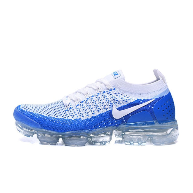 Special offer Vapormax Flyknit 2.0 men's and women's mesh laces breathable comfortable lightweight jogging sneakers EUR36-45 - Virtual Blue Store