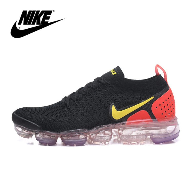 Special offer Vapormax Flyknit 2.0 men's and women's mesh laces breathable comfortable lightweight jogging sneakers EUR36-45 - Virtual Blue Store