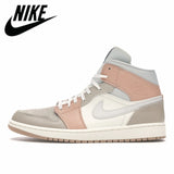 Authentic Air     mid 1 Travis Scott UNC Turbo Green Men High Light Smoke Grey Basketball Shoes Chicago Black Toe  1 - Virtual Blue Store