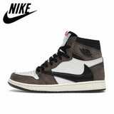 Authentic Air     mid 1 Travis Scott UNC Turbo Green Men High Light Smoke Grey Basketball Shoes Chicago Black Toe  1 - Virtual Blue Store