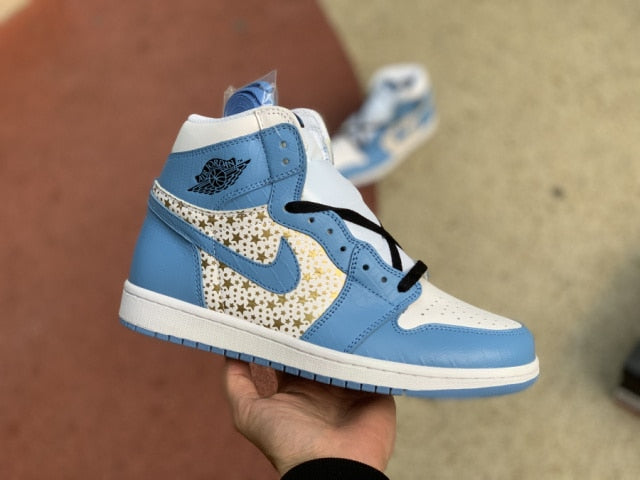 Original aj1 joint limited edition basketball shoes fashion sports shoes men and women running shoes training shoes - Virtual Blue Store