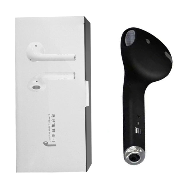 Giant Headset Speaker Wireless Bluetooth Earphone Speaker Portable Outdoor 3D Stereo Music Loudspeaker Support TF FM AUX Mic - Virtual Blue Store
