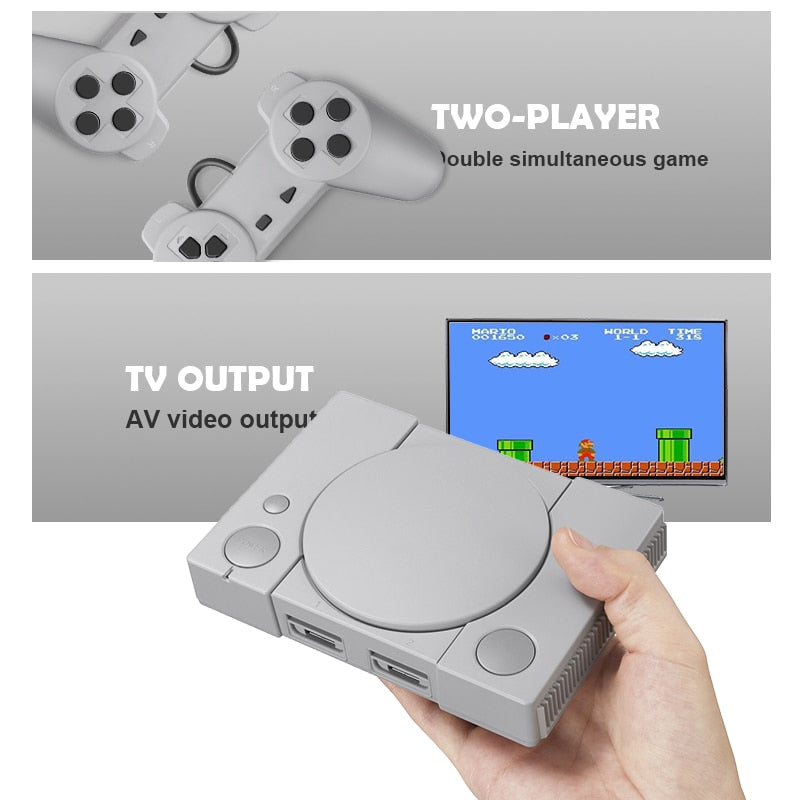 DATA FROG Mini 620 Retro Dendy Video Games Console 8 Bit Support AV Out Family TV Retro Games Controller