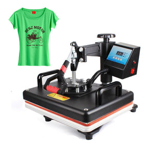 12x15 Inches Heat Press Machine T-Shirt Printing Machine Digital Swing 29x38 CM Heat Transfer Sublimation Printer Cloth DIY