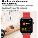 PPG ECG Smart Watch 2021 Men Women Digital Sports Watch Bracelet Pressure Oxygen Body Temperature E86 Smartwatch Android Ios