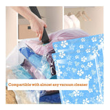 7- 11PCS Thickened Vacuum Storage Bag For Cloth Compressed Bags with Hand Pump Reusable Blanket Clothes Quilt Organizer Travel