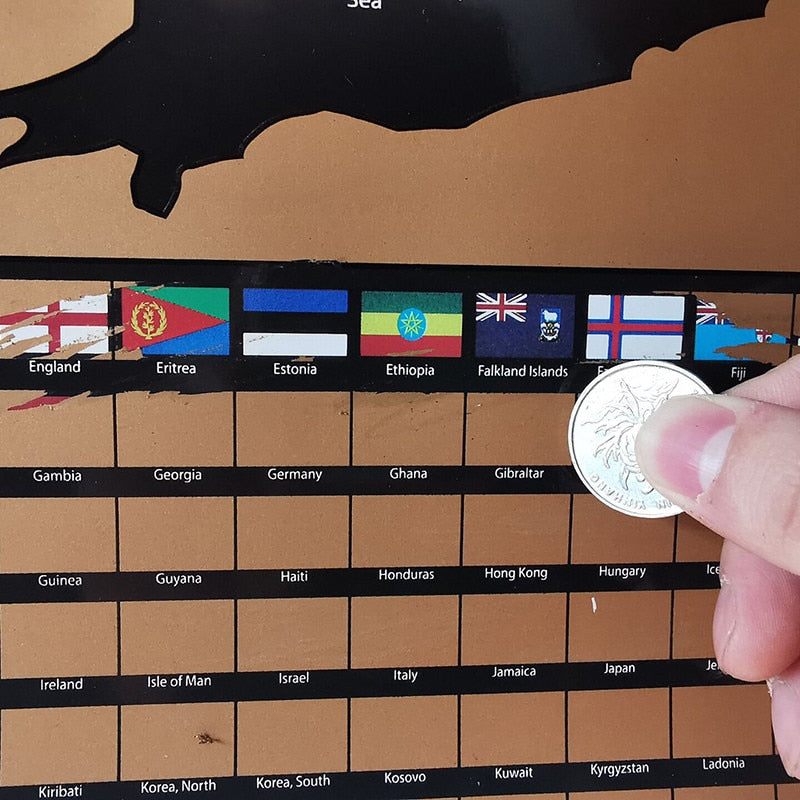 1 Pcs Flag Version World Map 40 * 30cm Decorative Wall Poster For Students' Teaching Equipment Decoration Wall Stickers Map