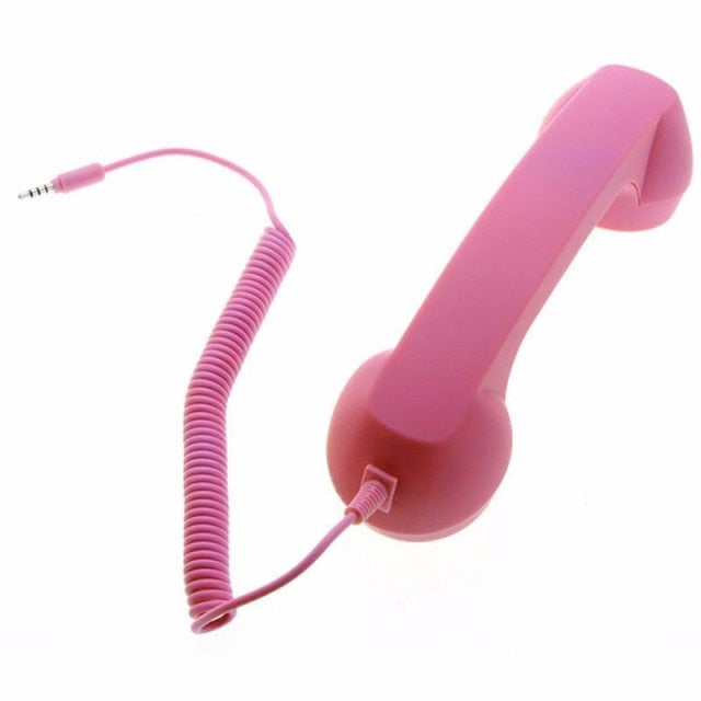 3.5mm Jack Classic Retro Phone Handset Mini Mic Speaker Phone Call Receiver for Iphone Samsung Huawei - Virtual Blue Store