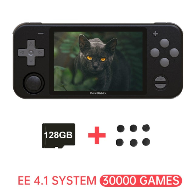 POWKIDDY RGB10 Retro Open Source System Handheld Game Console RK3326 RGB10 MAX 3.5-Inch IPS Screen 3D Rocker Children's Gift