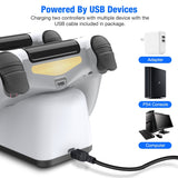 For PS4 Dual USB Handle Fast Charging Dock Station Stand Charger for Playstation 4/PS4 Slim/Pro Game Controller Joystick Gamepad