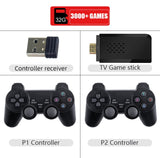 DATA FROG Game Console With 2.4G Wireless Controller HD Output Video Game Console 600 Classic Game For GBA Family TV Retro Game