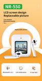 NR-550 Upload private photos Wireless Charging LED Power Display TWS Bluetooth 5.1 Earphones Wireless Headphone Earbuds Headsets - Virtual Blue Store