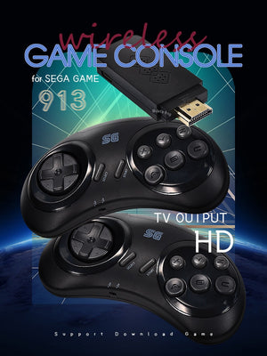 DATA FROG 16-bit MD Wireless Game Console For Sega Genesis Game Stick HDMI-compatible 900+Game For Sega Genesis Mini/Mega Drive