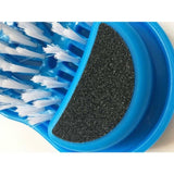 1pc 28cm*14cm*10cm Plastic Bath Shoe Shower Brush Massager Slippers Bath Shoes Brush for Feet Pumice Stone Foot Scrubber Brushes - Virtual Blue Store
