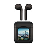 NR-550 Upload private photos Wireless Charging LED Power Display TWS Bluetooth 5.1 Earphones Wireless Headphone Earbuds Headsets - Virtual Blue Store