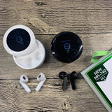NR-550 Upload private photos Wireless Charging LED Power Display TWS Bluetooth 5.1 Earphones Wireless Headphone Earbuds Headsets - Virtual Blue Store