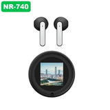 NR-550 Upload private photos Wireless Charging LED Power Display TWS Bluetooth 5.1 Earphones Wireless Headphone Earbuds Headsets - Virtual Blue Store