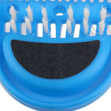 1pc 28cm*14cm*10cm Plastic Bath Shoe Shower Brush Massager Slippers Bath Shoes Brush for Feet Pumice Stone Foot Scrubber Brushes - Virtual Blue Store
