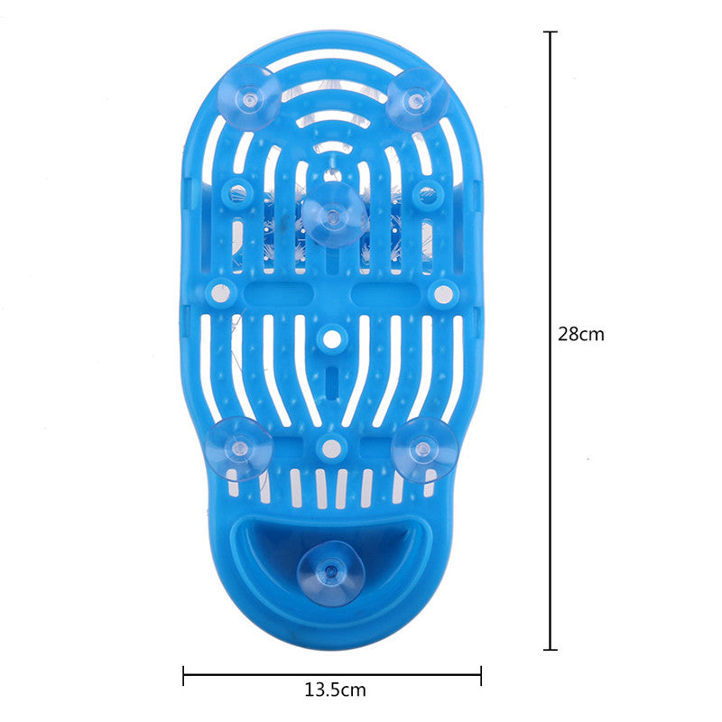 1pc 28cm*14cm*10cm Plastic Bath Shoe Shower Brush Massager Slippers Bath Shoes Brush for Feet Pumice Stone Foot Scrubber Brushes - Virtual Blue Store