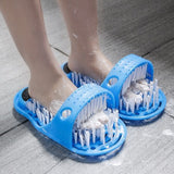1pc 28cm*14cm*10cm Plastic Bath Shoe Shower Brush Massager Slippers Bath Shoes Brush for Feet Pumice Stone Foot Scrubber Brushes - Virtual Blue Store