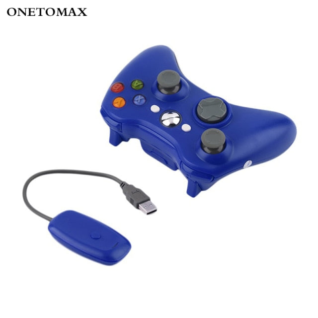 Wireless/Wired Controller Gamepad Compatible with XBOX 360 Wireless Joystick Joypad Compatible with Xbox & Slim 360 PC Windows