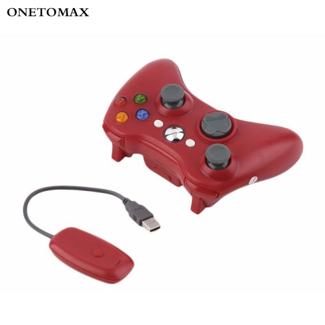 Wireless/Wired Controller Gamepad Compatible with XBOX 360 Wireless Joystick Joypad Compatible with Xbox & Slim 360 PC Windows