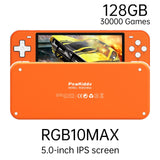 POWKIDDY RGB10 Retro Open Source System Handheld Game Console RK3326 RGB10 MAX 3.5-Inch IPS Screen 3D Rocker Children's Gift