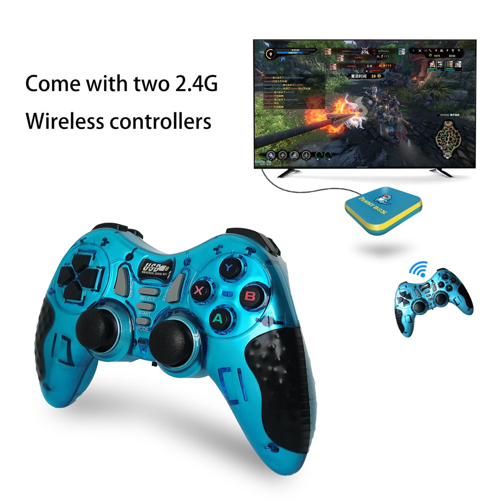 Pawky Box Console Game TV Box Retro Video Game Super Console for NDS/Naomi/mame//PS1 4K HD Output WiFi Just Plug and Play