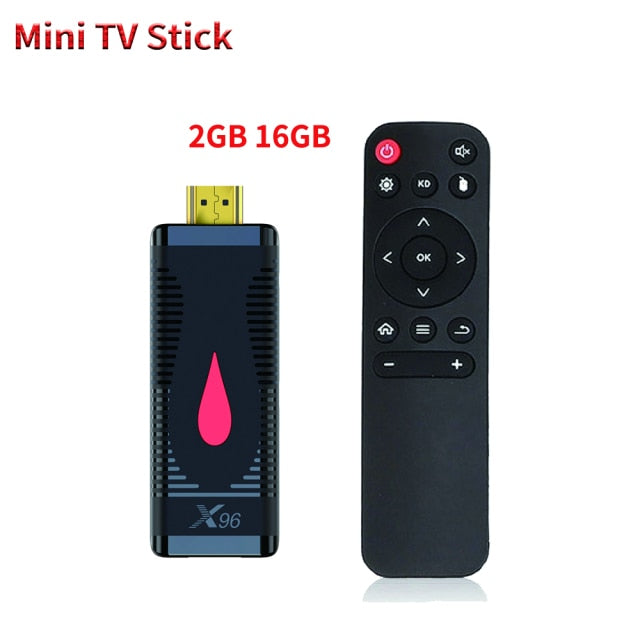 Smart fire TV Stick 4K X96 S400 Android 10 TV Box Allwinner H313 2GB 16GB 60fps 2.4G Wifi Google Media Player TV Dongle Receiver