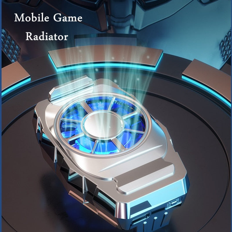 Universal Mobile Phone Gaming Accessories Game Cellphone Cooler USB System Fast Cooling Fan Gamepad Radiator for Android IPhone