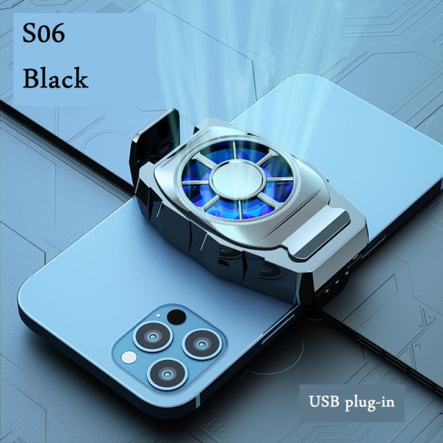 Universal Mobile Phone Gaming Accessories Game Cellphone Cooler USB System Fast Cooling Fan Gamepad Radiator for Android IPhone