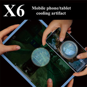 X6 USB Portable Universal Magnetic Semiconductor Mobile Phone Cooler Game Cooling Fan Radiator for iPhone Android Phone / Tablet
