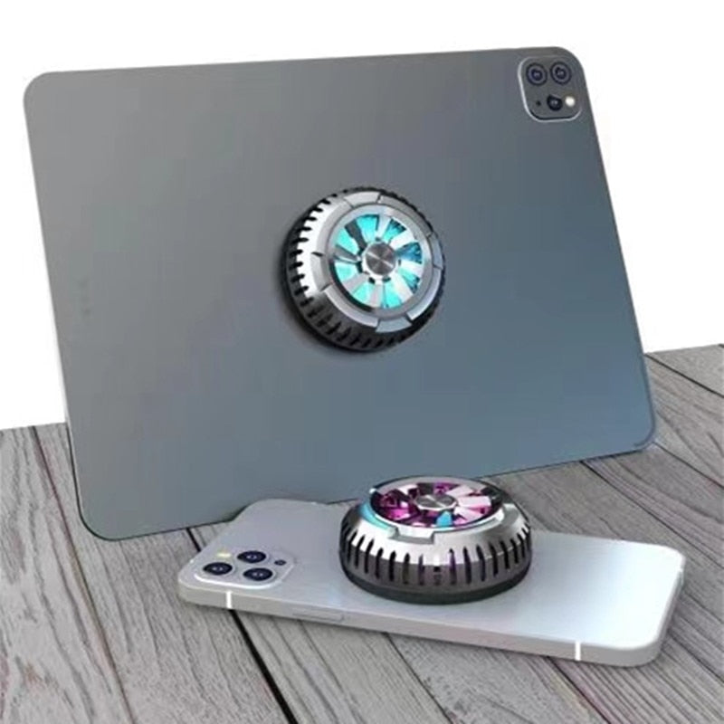 X6 USB Portable Universal Magnetic Semiconductor Mobile Phone Cooler Game Cooling Fan Radiator for iPhone Android Phone / Tablet