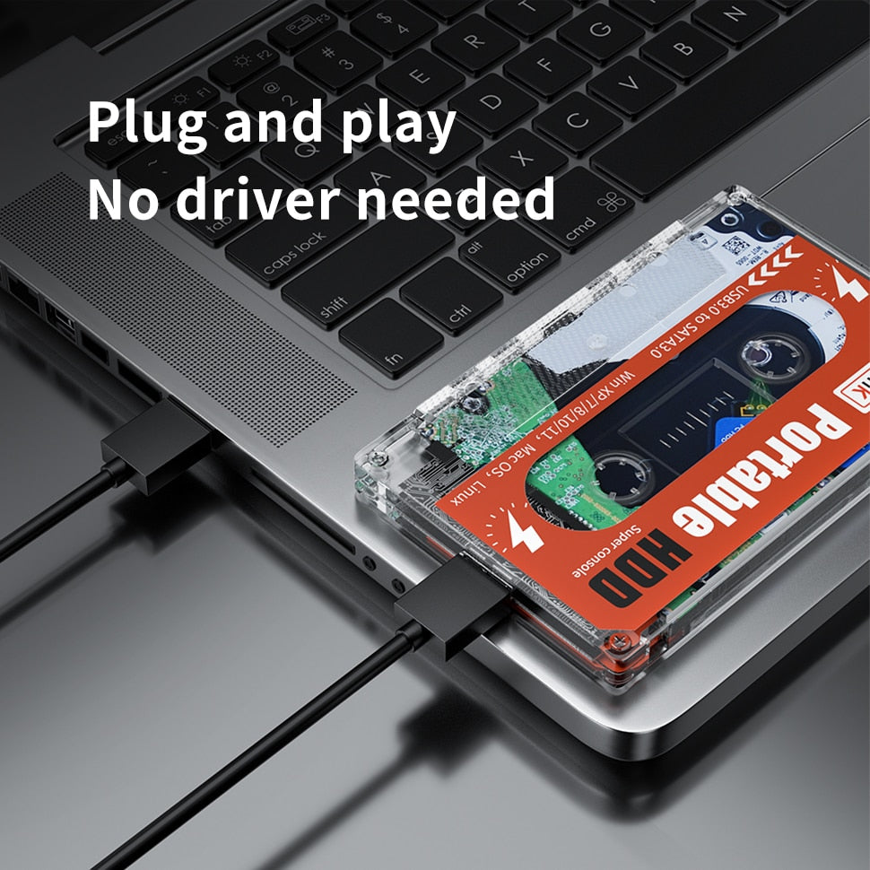 2T HDD Portable External Game Hard Drive Disk SATA 3 For Laptop/PC/Windows/Mac OS With 63000+Games For PS3/PS2/WIIU/WII/PS1/N64