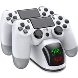 For PS4 Dual USB Handle Fast Charging Dock Station Stand Charger for Playstation 4/PS4 Slim/Pro Game Controller Joystick Gamepad