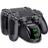 For PS4 Dual USB Handle Fast Charging Dock Station Stand Charger for Playstation 4/PS4 Slim/Pro Game Controller Joystick Gamepad