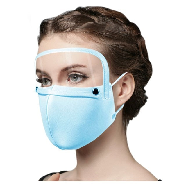 Face Masque Adult Anti-fog Face Protect Sheild With Detachable Eyes Shield Screen Pantalla Protectora Cara Halloween Cosplay