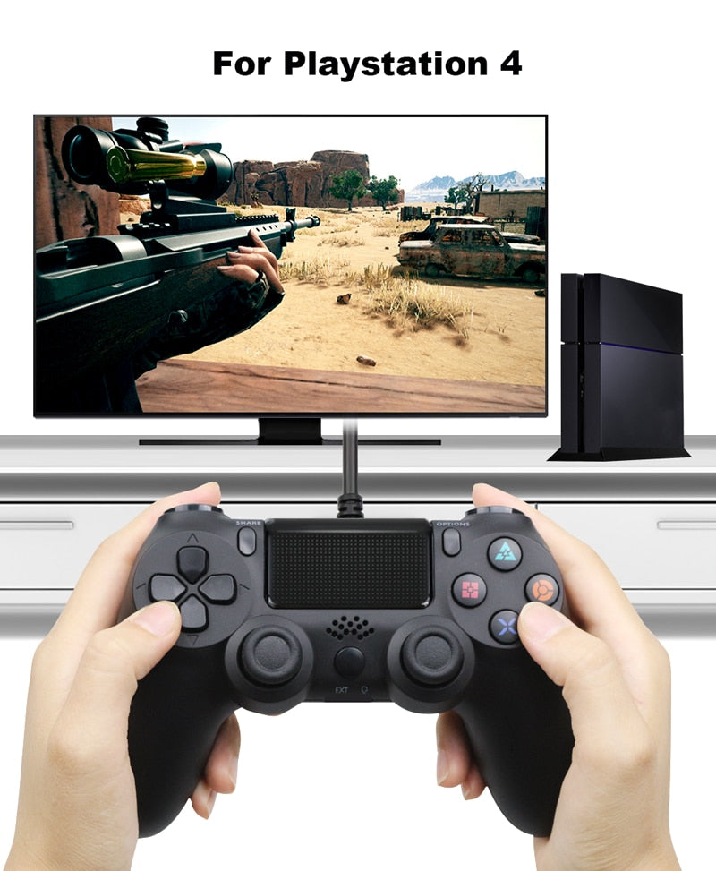 Wireless Bluetooth Joystick for Sony PS4 Controller Vibration Gamepad For Playstation4 For PlayStation 4 Console  For PS4  PS3