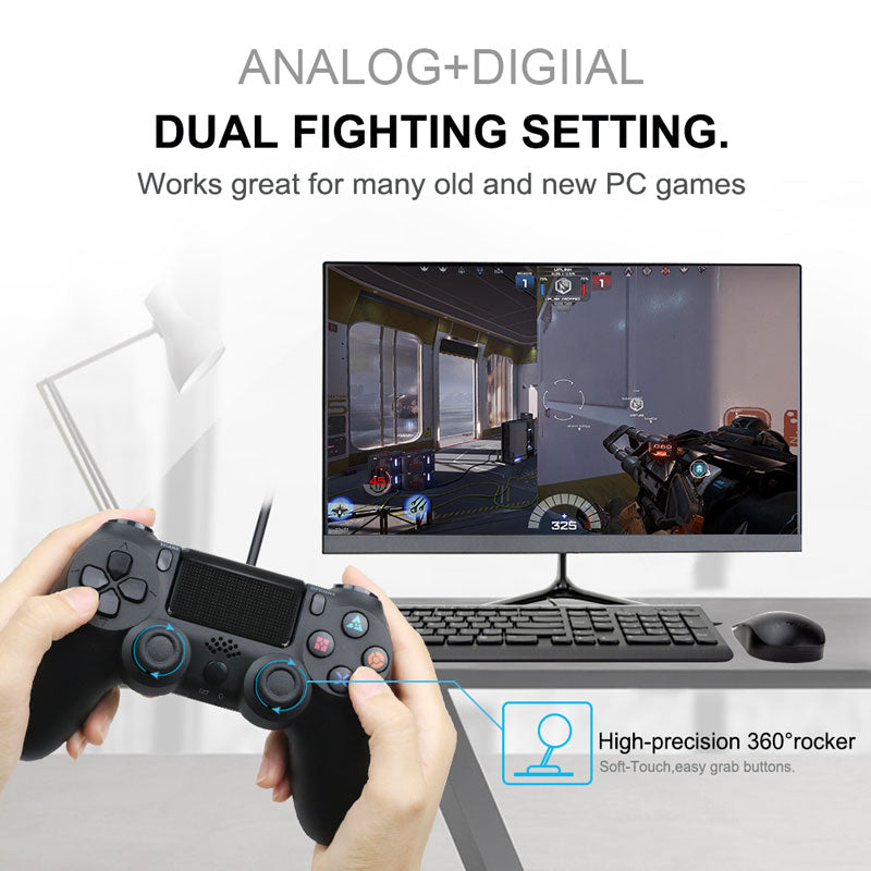 Wireless Bluetooth Joystick for Sony PS4 Controller Vibration Gamepad For Playstation4 For PlayStation 4 Console  For PS4  PS3