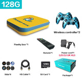 Pawky Box Console Game TV Box Retro Video Game Super Console for NDS/Naomi/mame//PS1 4K HD Output WiFi Just Plug and Play