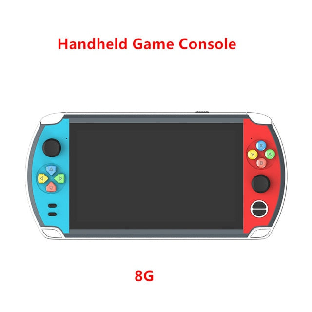 Powkiddy X19 7 inch HD Retro Handheld Game Console  Built in 2000 Game  Double Joystick Support MP4 For PS1 Kid's Gift