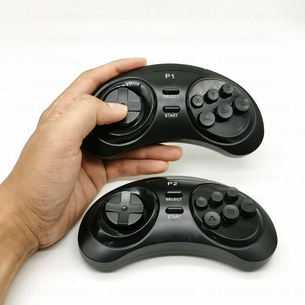 Wireless HD Retro TV Video Game Console For Genesis For MegaDrive 16 Bit Games Support TF Card&Cartridge with 1000 Games