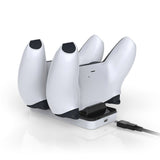 For PS5 Game Controller Charger Dual USB Fast Charging Dock Station Cradle Holder for Sony PlayStation 5 Wireless Controller
