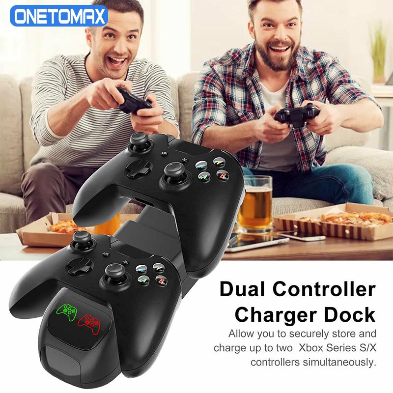 600mah Rechargeable Battery+ USB Charge Dock Station for Xbox Series X S Controller Wireless Gamepad Battery Charging Kit