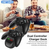 600mah Rechargeable Battery+ USB Charge Dock Station for Xbox Series X S Controller Wireless Gamepad Battery Charging Kit