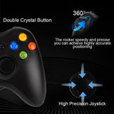 Wireless/Wired Controller Gamepad Compatible with XBOX 360 Wireless Joystick Joypad Compatible with Xbox & Slim 360 PC Windows