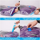 Vacuum Storage Bag Quilts Clothes Waterproof Compression Air Bag Foldable Dustproof and Moisture-Proof Household Storage Sack