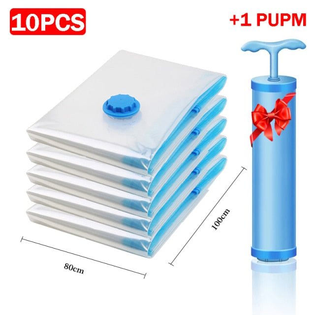 Vacuum Storage Bag Quilts Clothes Waterproof Compression Air Bag Foldable Dustproof and Moisture-Proof Household Storage Sack