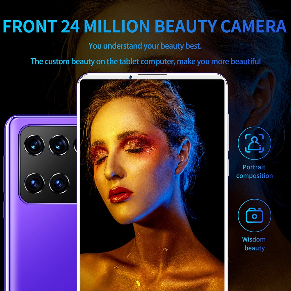 Latest M11 7.85 Inch Tablet 12GB RAM 512GB ROM 5G LTE 24/48MP 3440X10 40 Android 12 Tablet  Dual-Card Dual-Standby